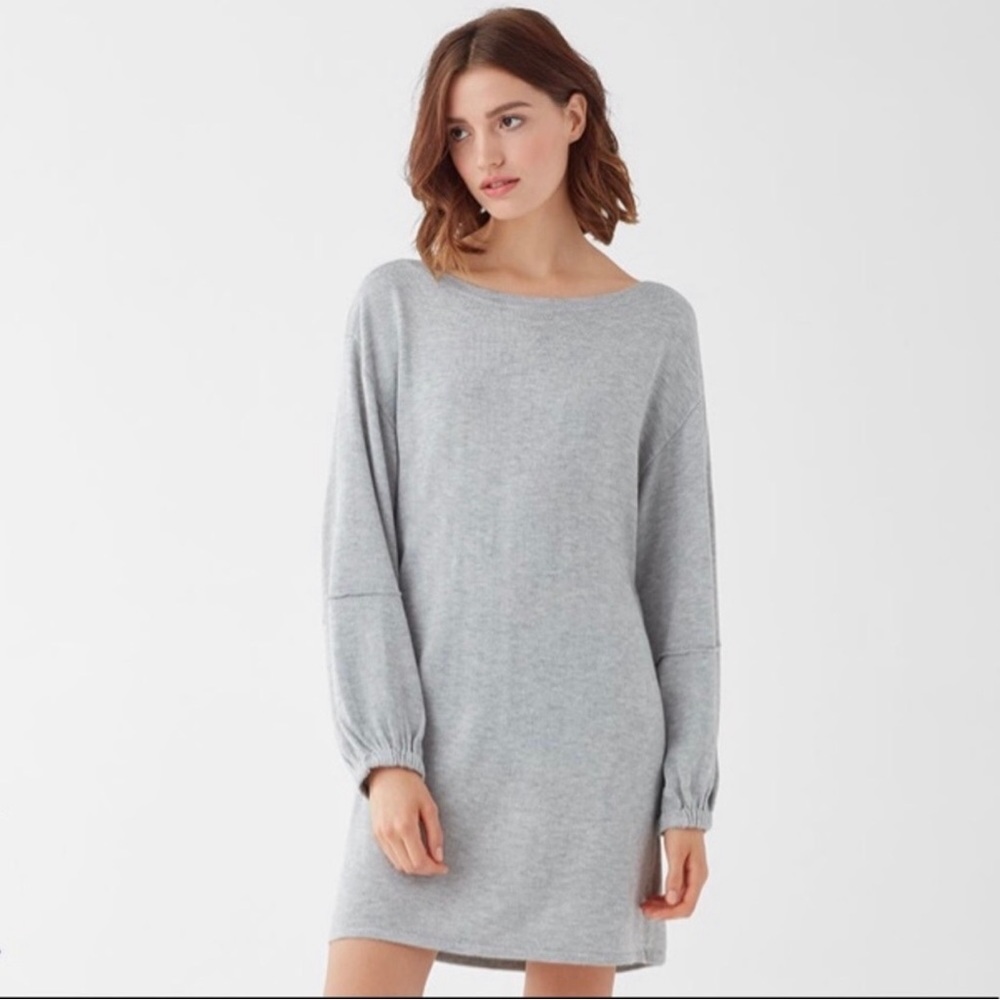 Splendid heather gray sweater dress